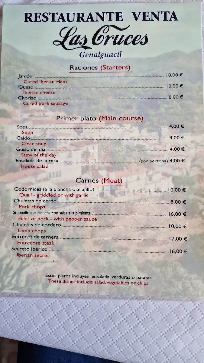 Menu Venta Las Cruces-8